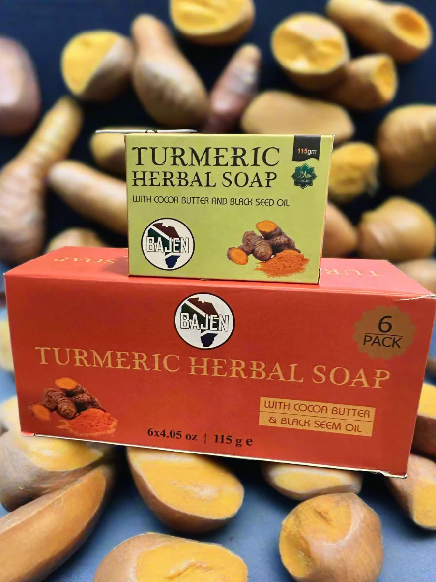 Herbal Soaps (Black Soap, Turmeric Soap)
