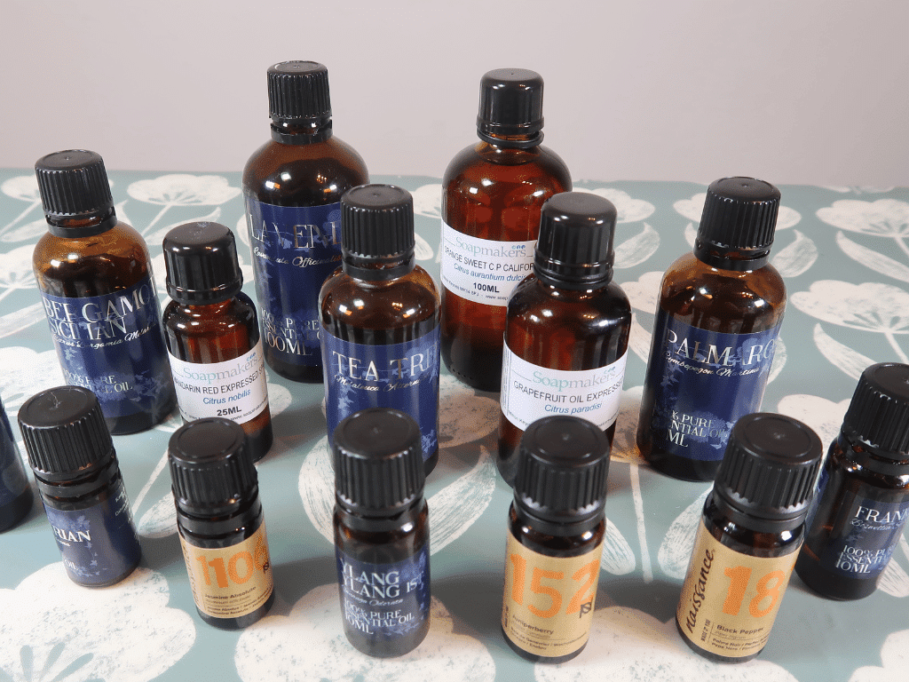 Essential Oils (Ginger, Lemongrass, Turmeric)